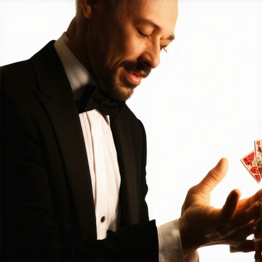 A magician performing close-up magic for an attentive audience, highlighting trust and engagement.