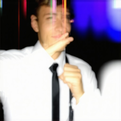 Magician performing a close-up magic trick for an enthusiastic guest at a party.